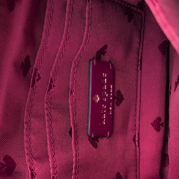 Kate Spade Cranberry Red Nylon Wristlet - Picture 6 of 9